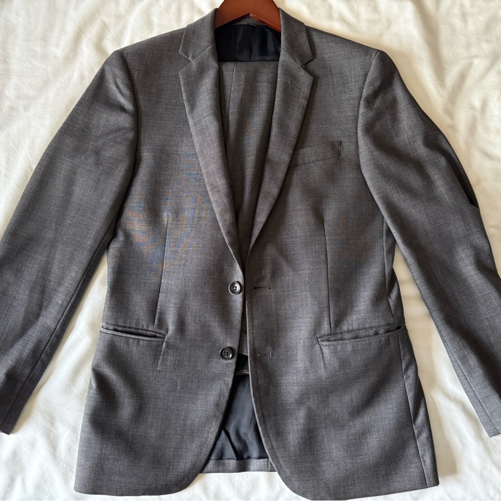 J. Crew Men's Charcoal Two-Button Sport Coat